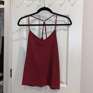 Hollister burgundy tank top